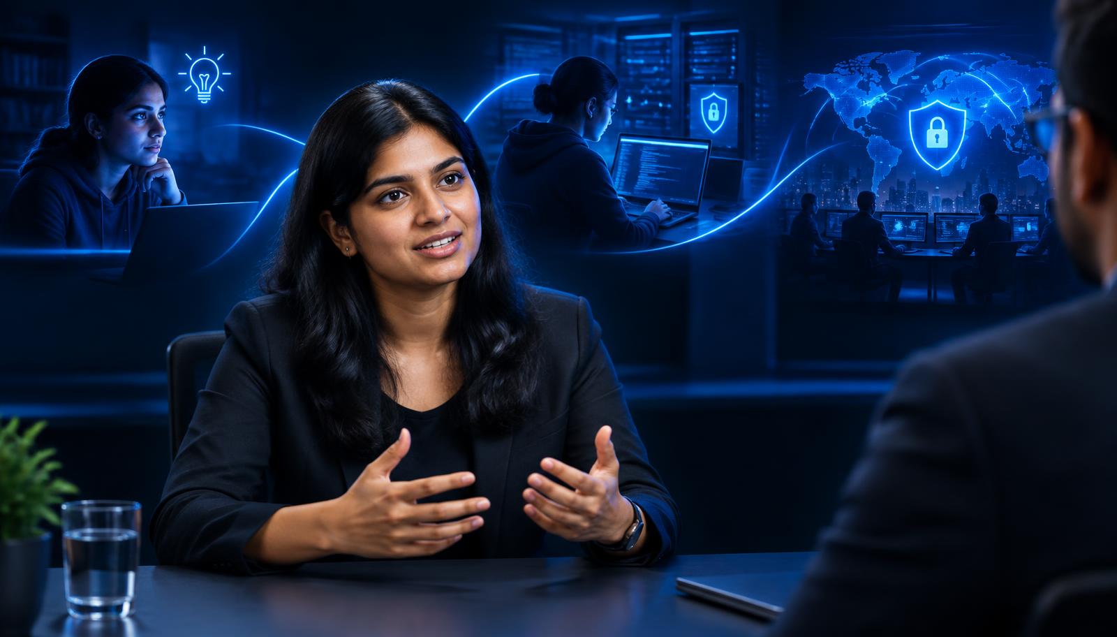 Editorial illustration for Why did you choose cyber security? 7 answers that actually work in interviews